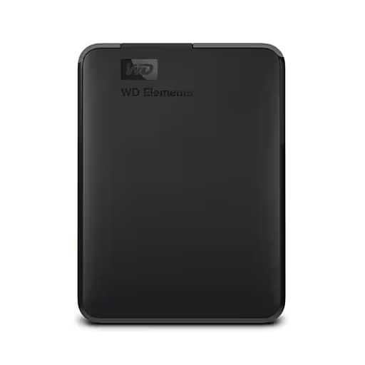 WD Western Digital WD Elements 1TB USB 3.0 2.5" Portable External Hard Drive - Slim Light Durable Shock Proof Black Plug & Play NTFS for Windows 10/8.1/7 EC181