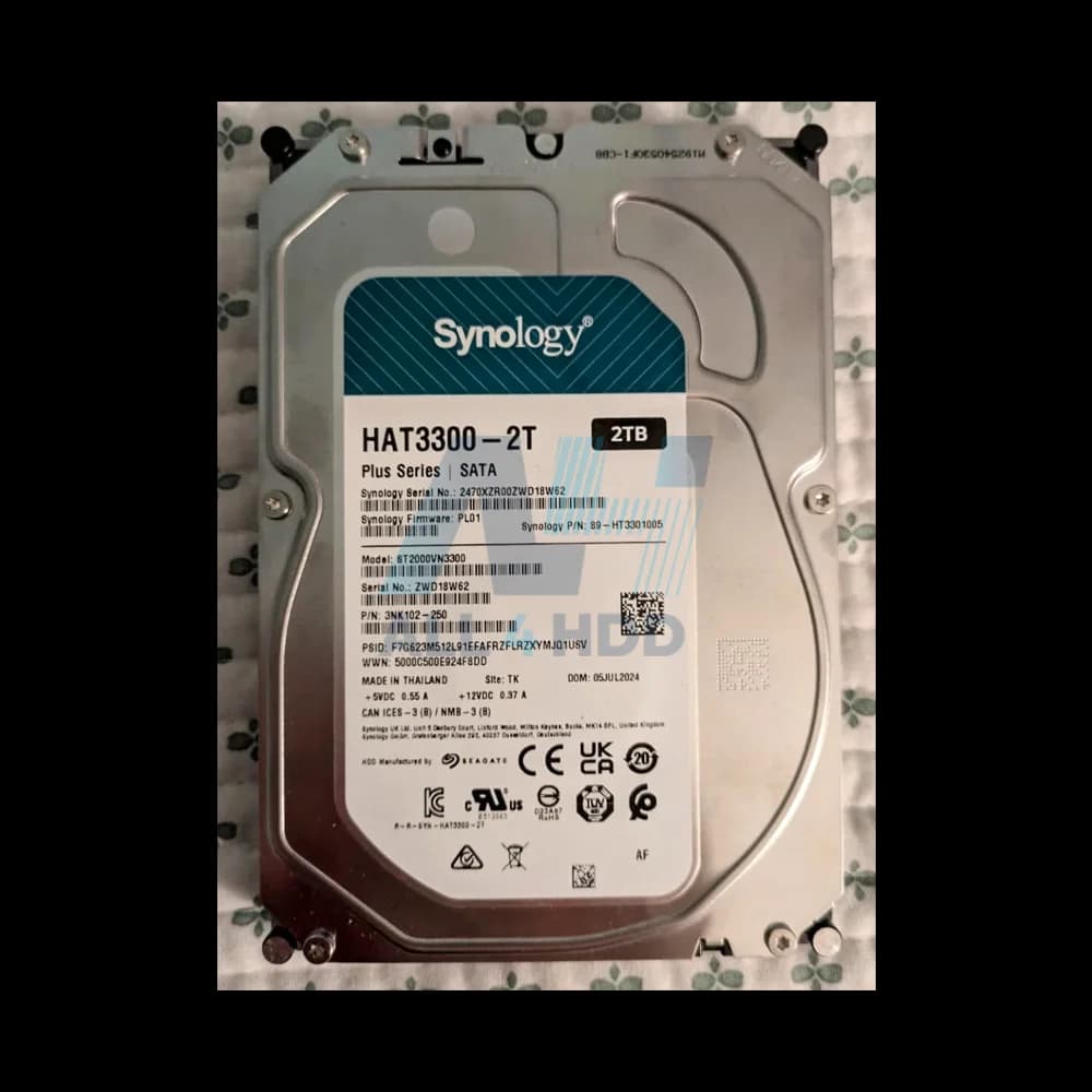 Synology Synology HAT3300-2T Plus Series 3.5" 2Tb HD033
