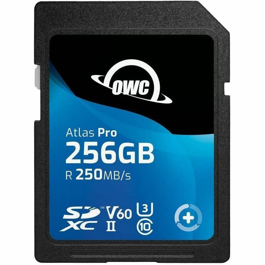 OWC 256GB Atlas Pro SDXC UHS-II V60 Media Card MC003
