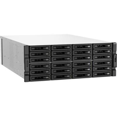 QNAP QNAP TS-h3087XU-RP-E2378-64G 30-Bay 4U rackmount NAS, Intel® Xeon® E-2378 8 cores / 16 threads 2.6 GHz processor (boost up to 4.8 GHz), 64 GB ECC DDR4, 24 x 2.5"/3.5" SATA 6Gbps HDD/SSD + 6 x 2.5" SATA 6Gbps, 2 x 10GBASE-T, 2 x 2.5GbE, 4 x USB 3.2 Ge TS-h3087XU-RP-E2378-64G