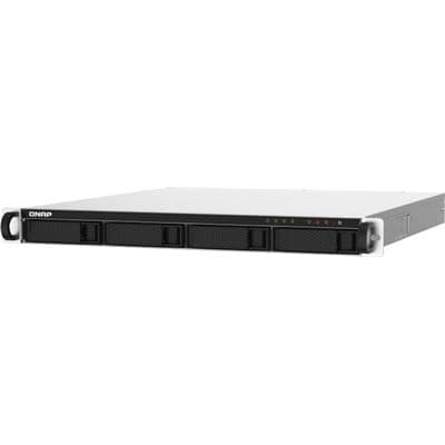 QNAP QNAP TS-432PXU-RP-2G 4-Bay AL324 quad-core 1.7 GHz rackmount NAS with 250W redundant PSU, 2GB DDR4 UDIMM RAM (max 16GB), SATA 6Gb/s, 2x 10GbE SFP+ , 2x 2.5GbE, 1x PCIe Gen2 x2 slot TS-432PXU-RP-2G