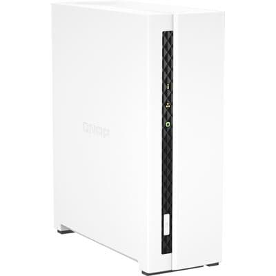 QNAP QNAP TS-133 1 bay ARM 4C 1.8GHz ; 1 x SATA 6Gb/s 3.5"/2.5"; 2GB RAM on-board; 1 x GbE ; 1 x USB3.2 Gen1 and 1 x USB2.0 TS-133