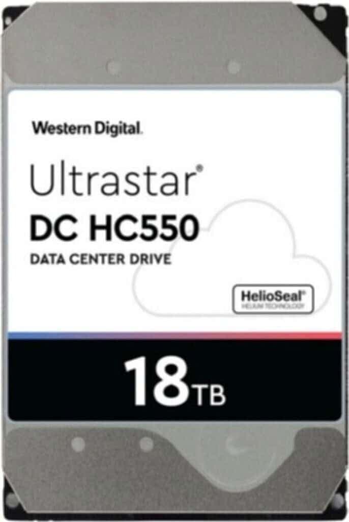 WD Western Digital Ultrastar 3.5" DC HC550 18TB WUH721818ALE6L4