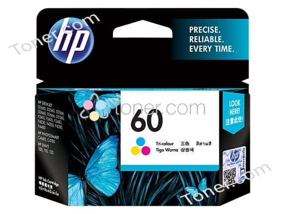 HP HP 60 TRI-COLOR INK CART CC643WA 1005008