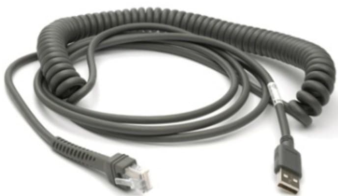 ZEBRA ZEBRA CABLE SCAN UNI USB 15FT COIL 1015649
