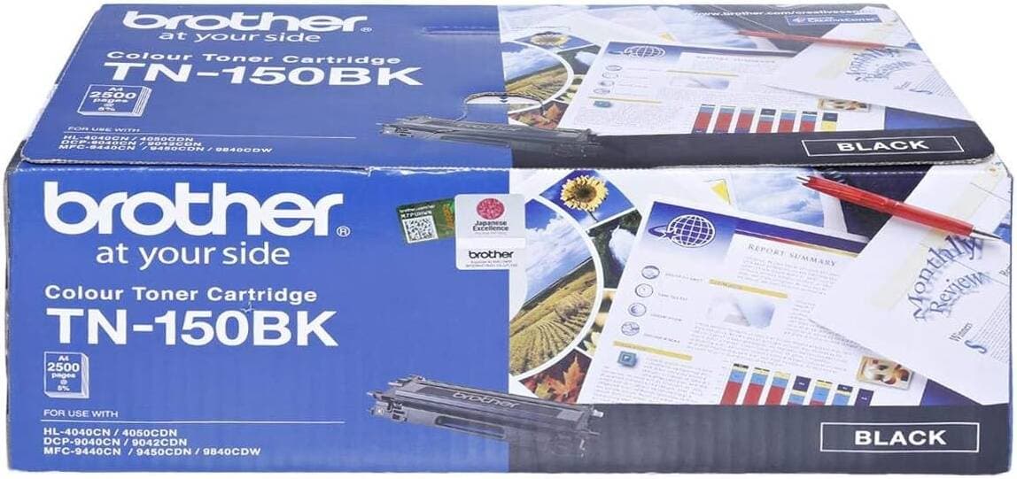 BROTHER BROTHER TN150BK Std BLK toner 2500 pages @ 5% 1048997