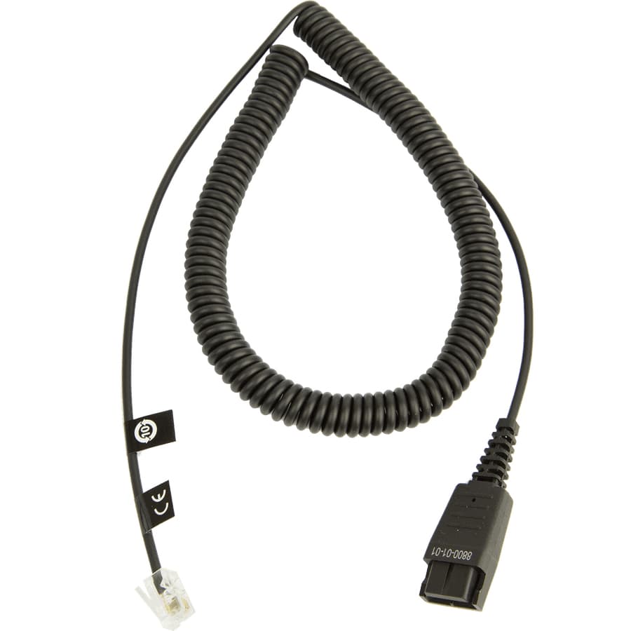 JABRA JABRA Cable Bottom Par Spiral QD RJ11 1075267