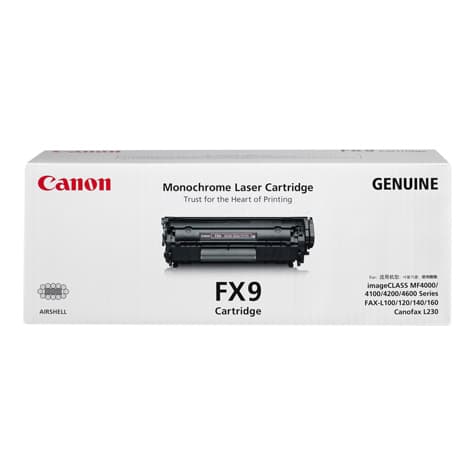 CANON CANON FX9 TONER CART FOR L100 MF4140 MF4150 1083126