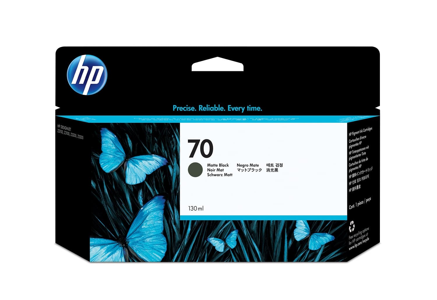 HP HP 70 130ml Matte Black Ink Cartridge 1084651