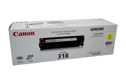 CANON CANON CART318Y YELLOW TONER CART LBP7200CDN 1086407