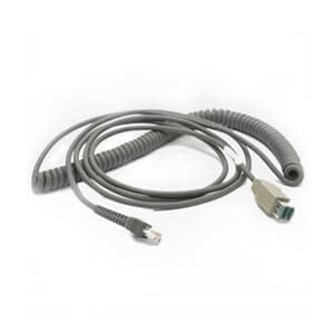 ZEBRA ZEBRA USB CBL POWER+ 15FT COILED 1493965