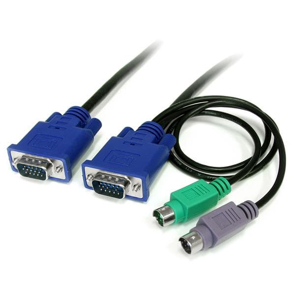 StarTech.com StarTech.com 6 ft 3-in-1 Ultra Thin PS/2 KVM Cable 1584218