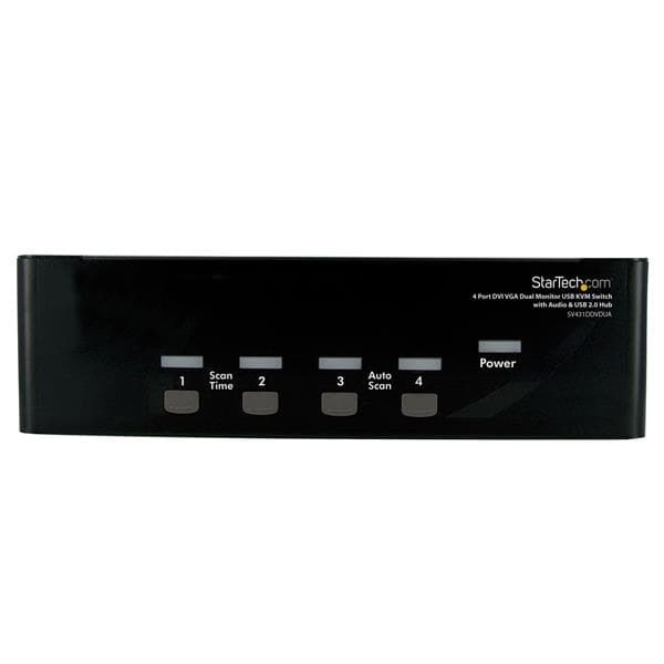 StarTech.com StarTech.com 4 Port DVI VGA Dual Monitor KVM Switch 1607458