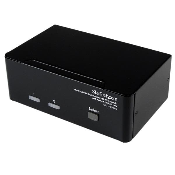 StarTech.com StarTech.com 2 Port DVI VGA Dual Monitor KVM Switch 1608503
