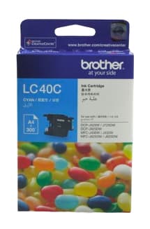 BROTHER BROTHER LC40C Ink cartridge cyan 300 pages 5% 1812502