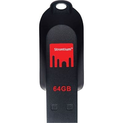 STRONTIUM TECHNOLOGY STRONTIUM TECHNOLOGY 64GB POLLEX USB 2.0 - Black Red 2311110