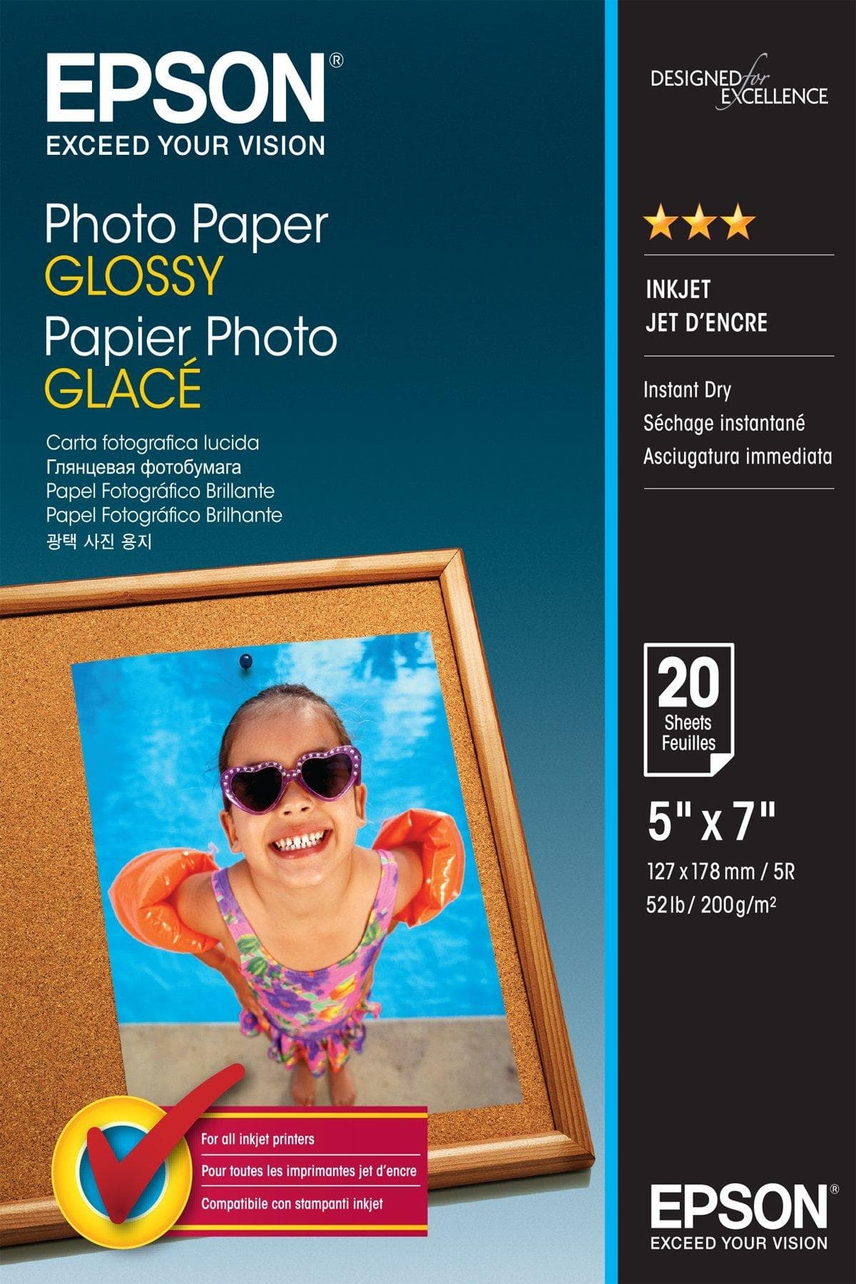 EPSON EPSON PHOTO PAPER GLOSSY 13X18CM 20 SHEET IN 2557211