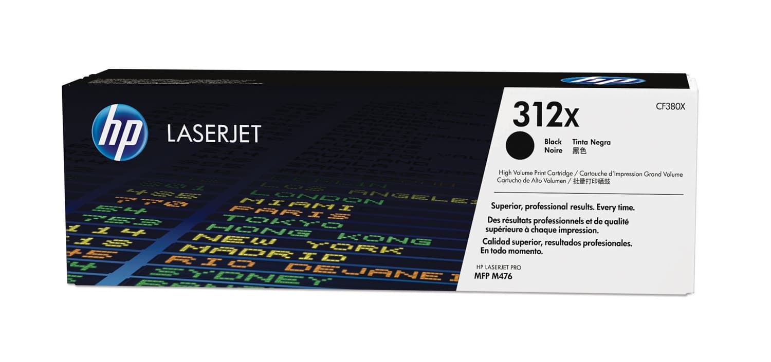 HP HP 312X BLACK HY LJ TONER CART CF380X. 2575450