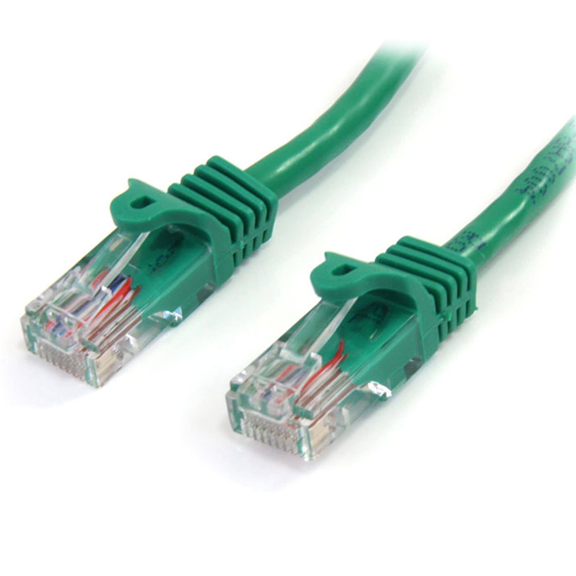 StarTech.com StarTech.com 3M GREEN SNAGLESS UTP CAT5E PATCH CABLE 2875726