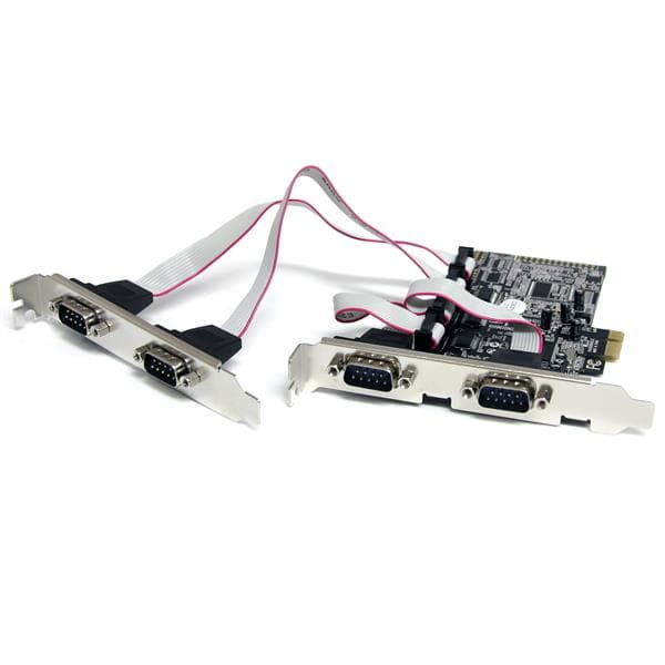 StarTech.com StarTech.com 4 Port PCIe Serial Adapter Card w/ 16550 2902519