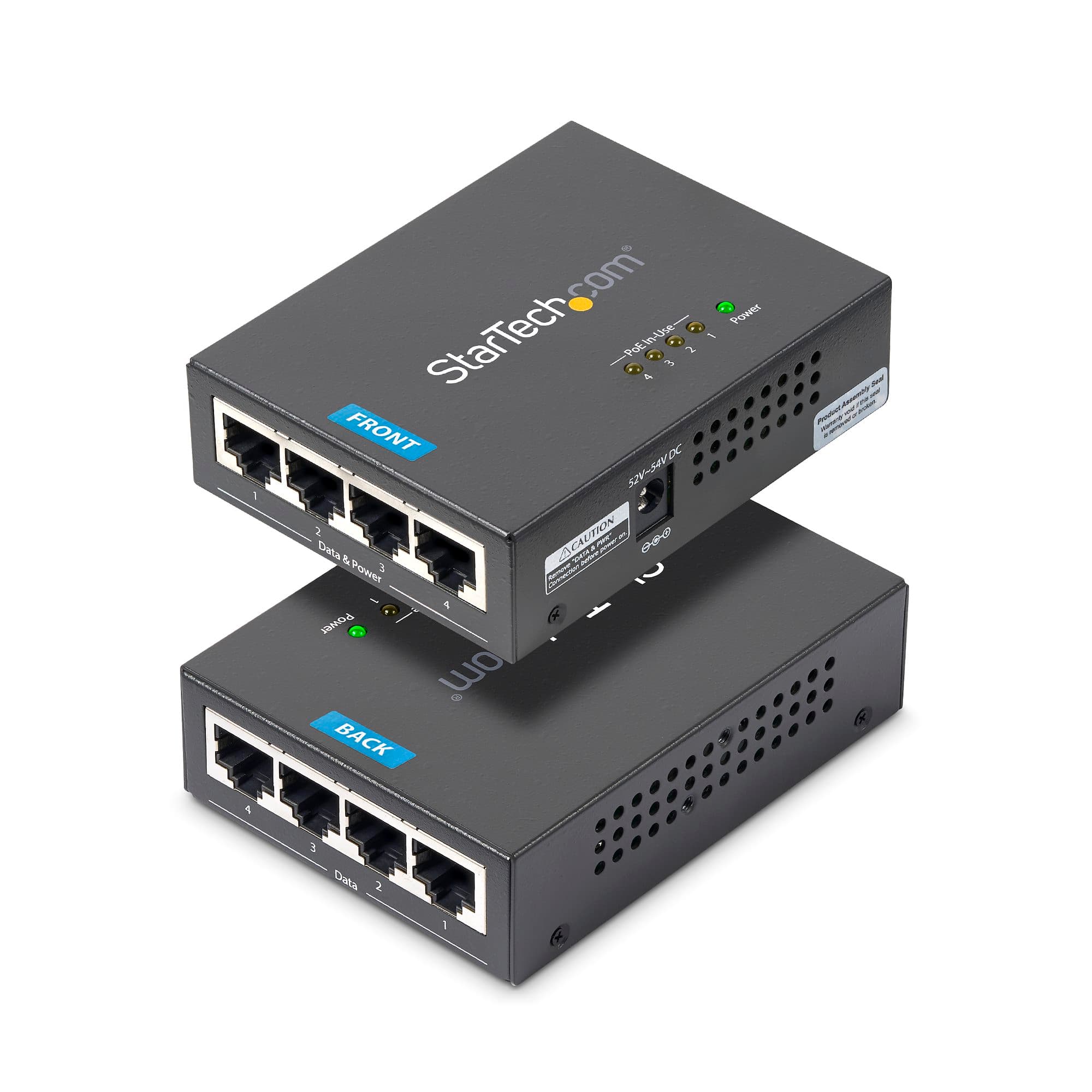 StarTech.com StarTech.com 4 Port Gigabit Midspan - PoE+ Injector 2922086