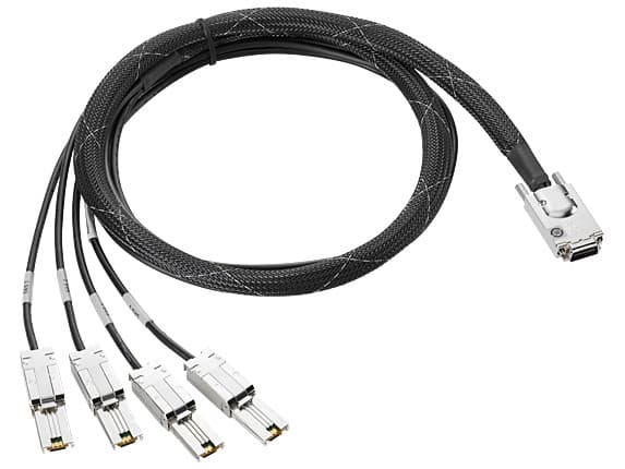 Hewlett Packard Enterprise Hewlett Packard Enterprise HP MINISAS HD TO MINISAS HD FO 2M CBL 2989009