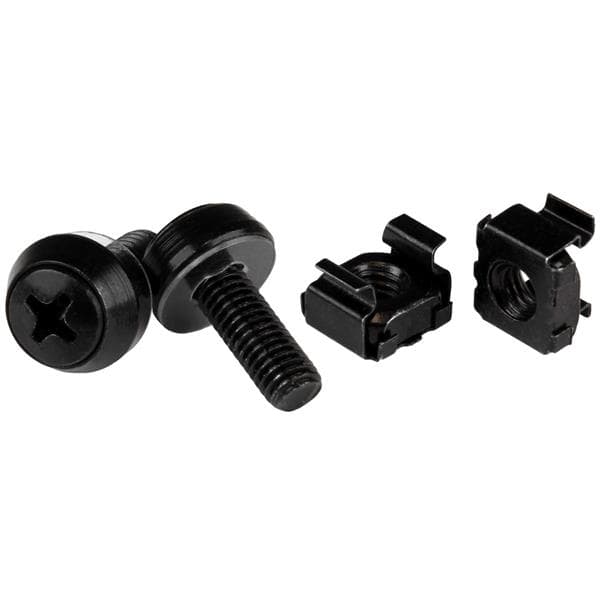 StarTech.com StarTech.com M6 SCREWS CAGE NUTS - 100 PACK BLACK 3066479