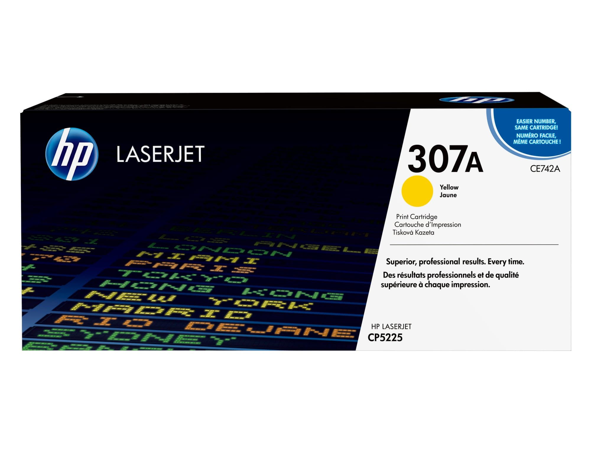 HP HP 307A YELLOW LJ TONER CART CE742A 3331065