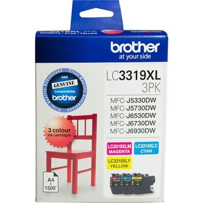 BROTHER BROTHER LC3319XL3PK HIGH YIELD 4500 PAGES 3517267