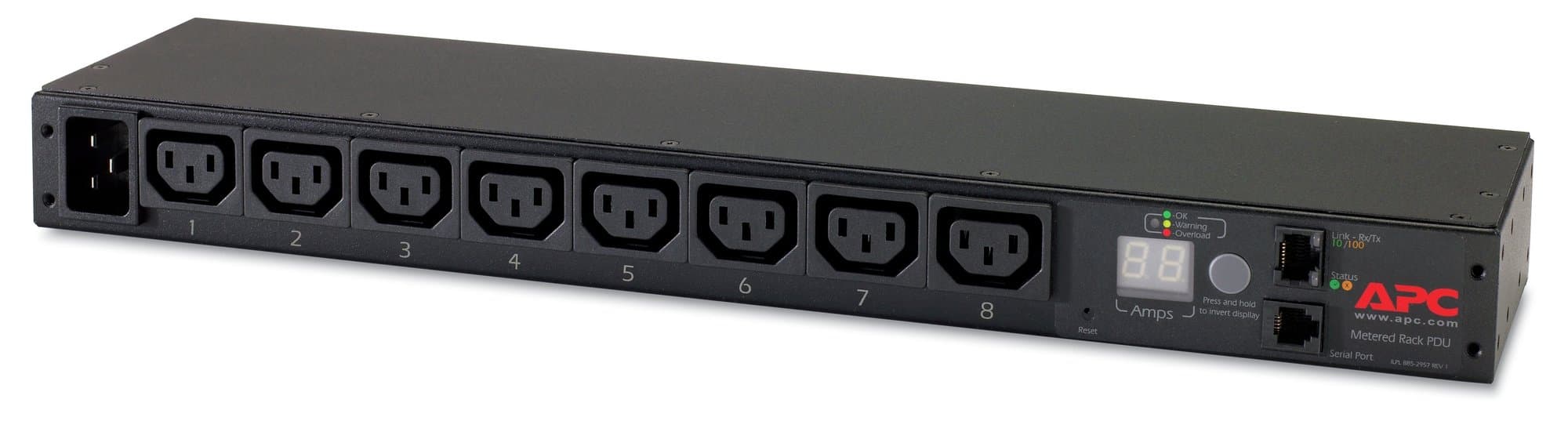 APC APC RACK PDU. METERED. 1U. 16A. 208/230V. (8 3522012
