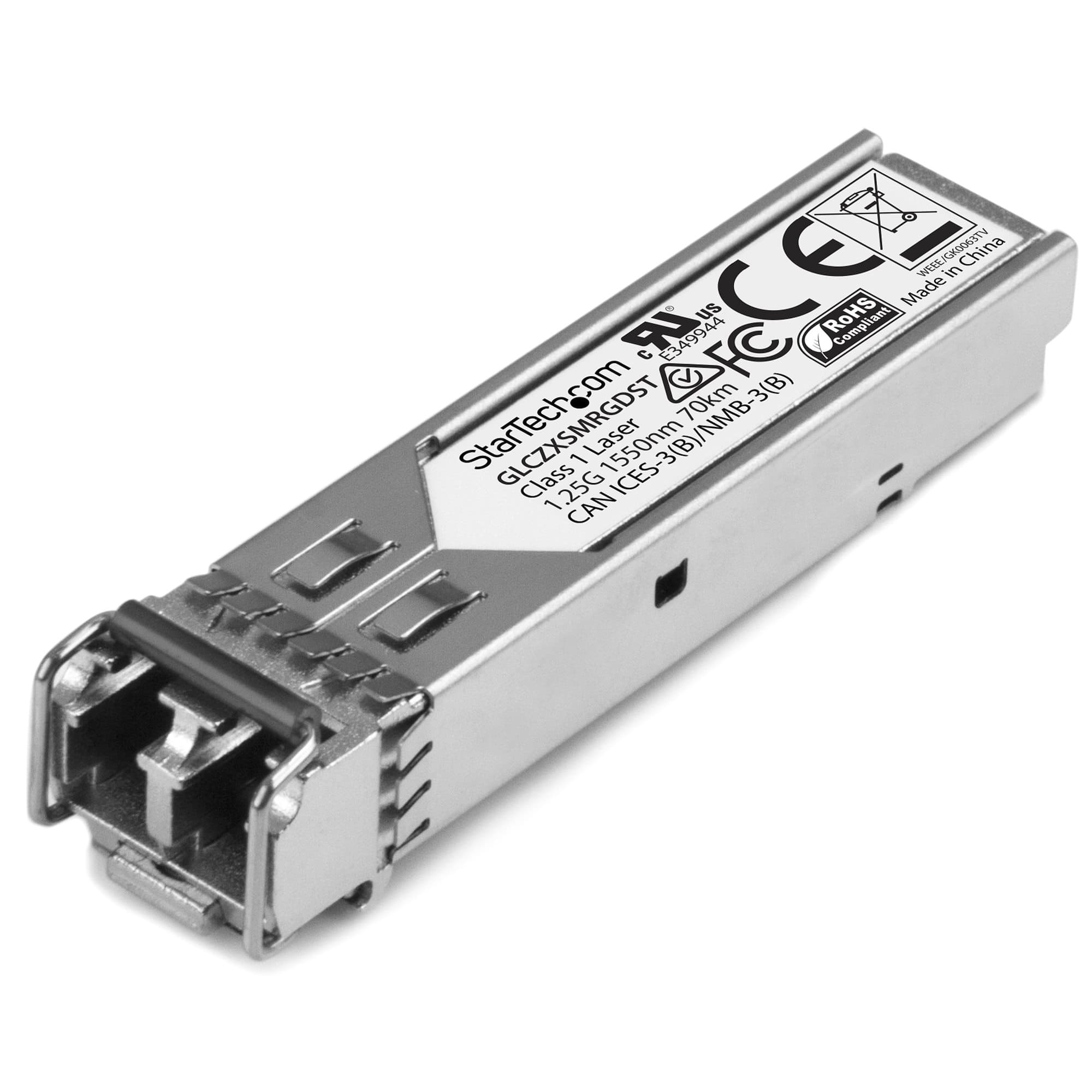 StarTech.com StarTech.com Cisco GLC-ZX-SM-RGD 1000Base-ZX SFP - SM 3578235