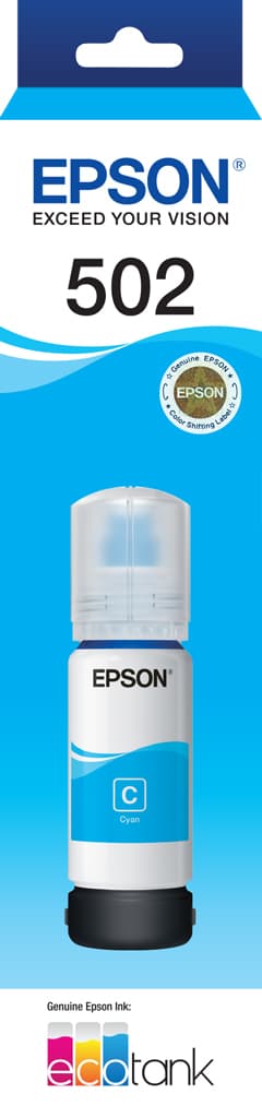 EPSON EPSON T502 CYAN INK BOTTLE 3740460