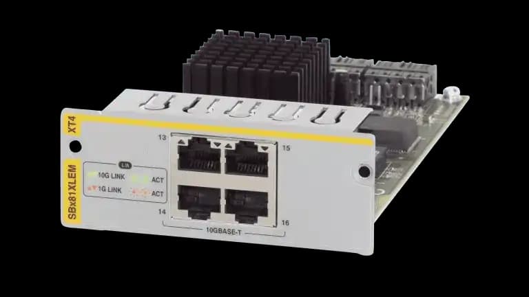Allied Telesis 4 X 10G RJ-45 EXPANSION MODULE FOR SBX81 3744538