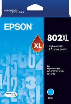 EPSON EPSON 802XL CYAN DURABRITE INK 3978023