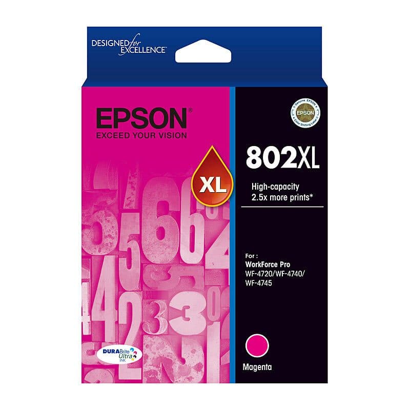 EPSON EPSON 802XL MAGENTA DURABRITE INK 3978024