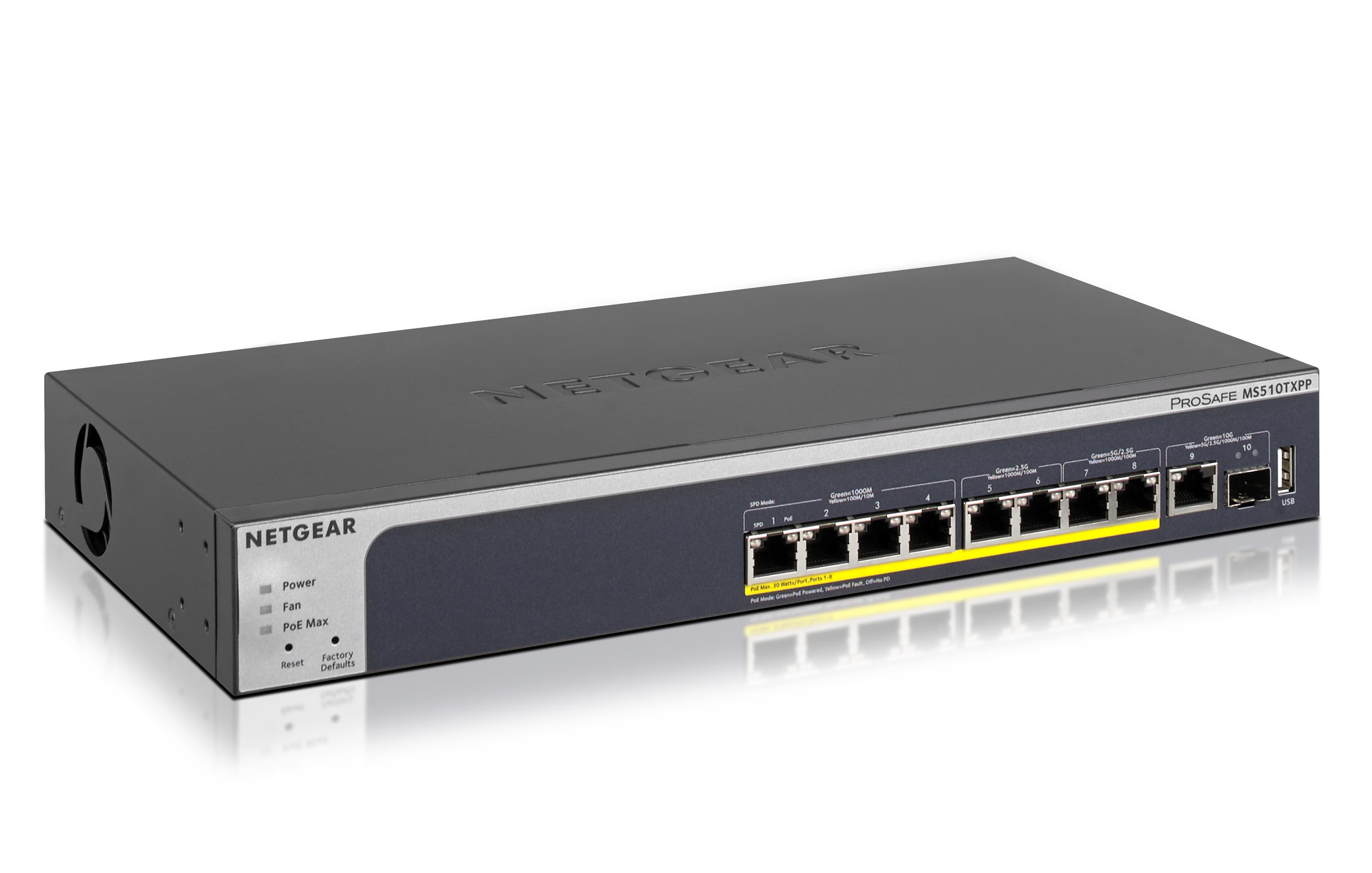 NETGEAR NETGEAR 8-PORT POE+ MULTI-GIGABIT SMART SWITCH 4173402