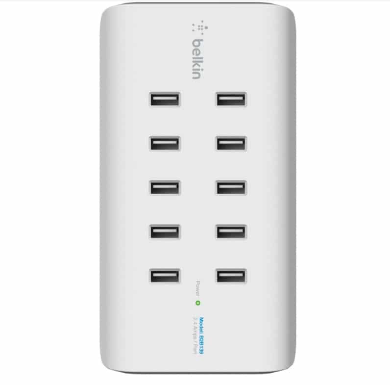 BELKIN BELKIN 10-PORT USB-A CHARGING STATION 2.4 AMPS 4181412