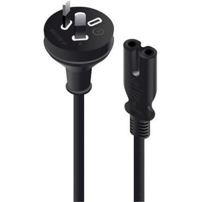 ALOGIC ALOGIC 2M AUS 2 PIN MAINS PLUG TO IEC C7 MTOF 4274773