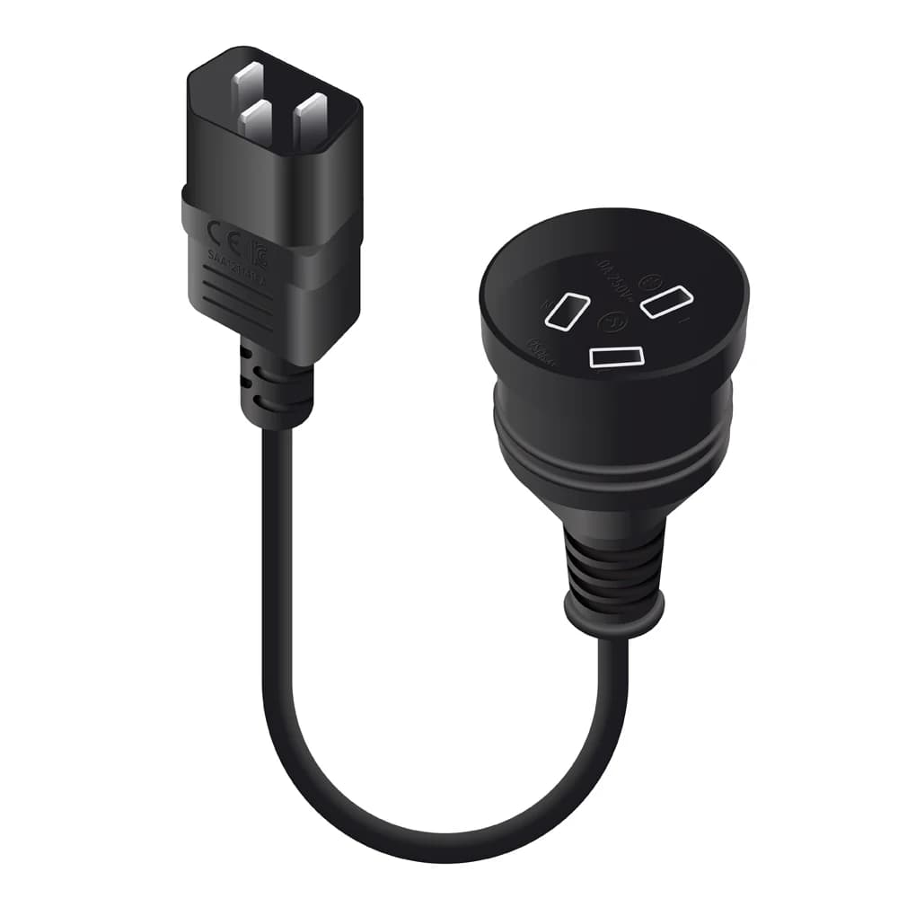 ALOGIC ALOGIC 1.5M IEC C14 TO AUS 3PIN MAINS PLUG MTOF 4274798