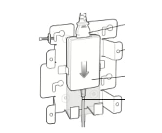 ZEBRA ZEBRA WALL MOUNT BRACKET CC5000-10 4329968