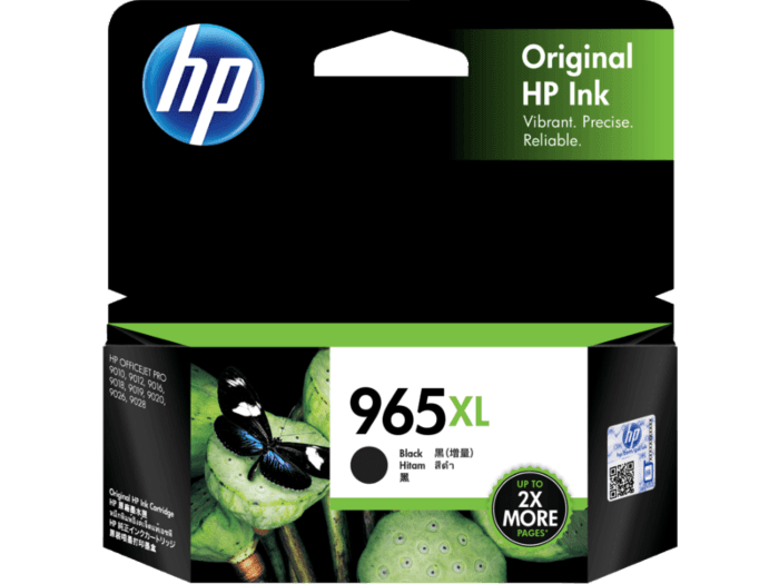 HP HP 965XL BLACK ORIGINAL INK CARTRIDGE 4458847