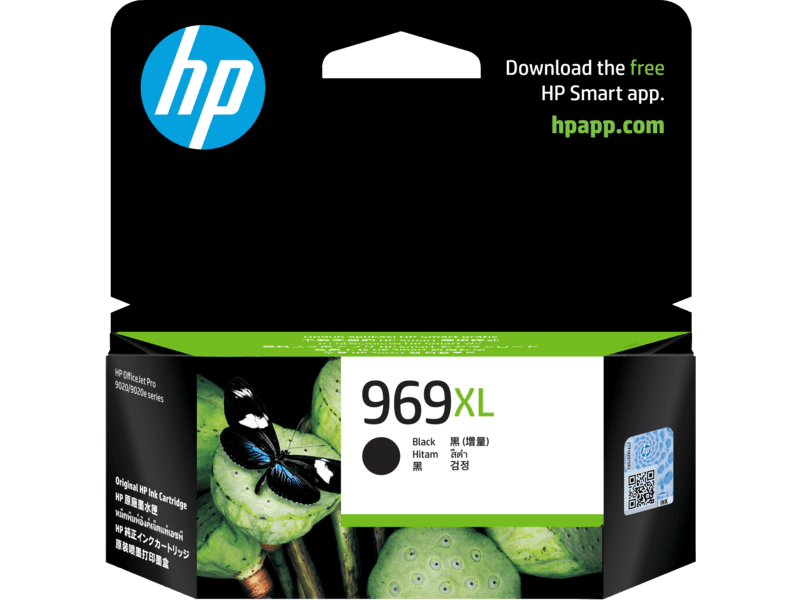 HP HP 969XL BLACK ORIGINAL INK CARTRIDGE 4458848