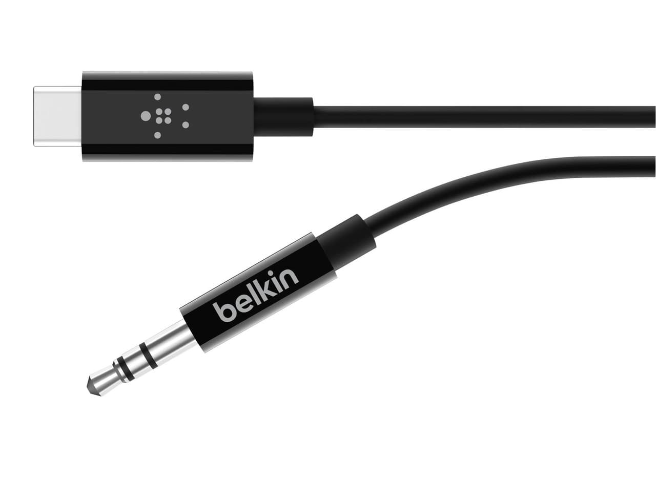 BELKIN BELKIN USB-C TO 3.5 MM AUDIO CABLE 6 BLK 4490277