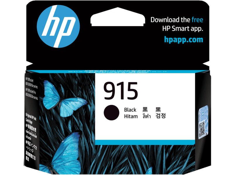HP HP 915 Black Original Ink Cartridge 4491935