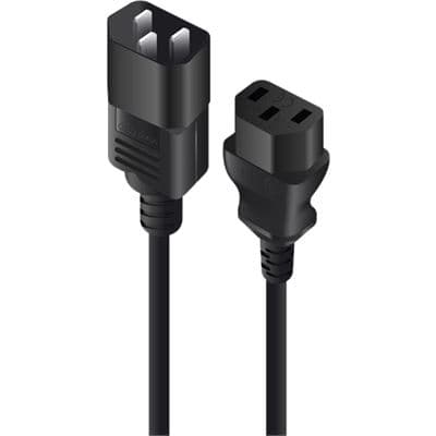 ALOGIC ALOGIC 1.5M IEC C13 TO C14 PWR CORD MTOF BLK 4618569