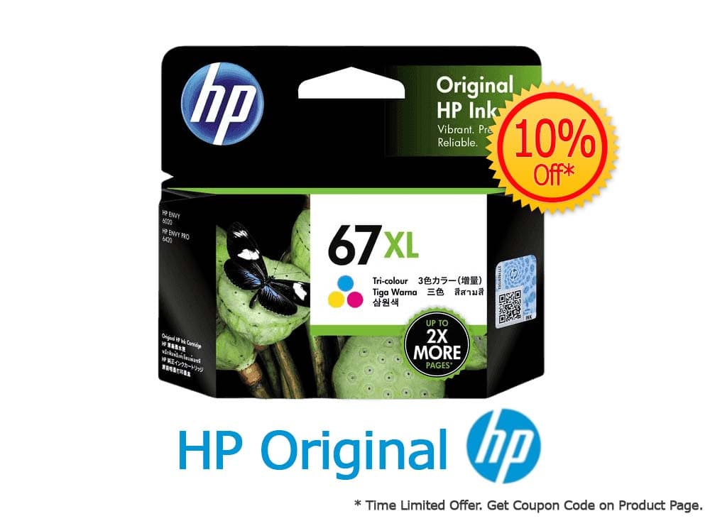 HP HP 67XL TRI-COLOR ORIGINAL INK CRTG APJ 4824791