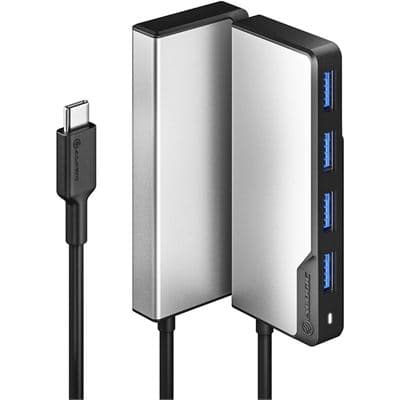 ALOGIC ALOGIC USB-C FUSION SWIFT 4-IN-1 HUB SPACE GREY 5026790