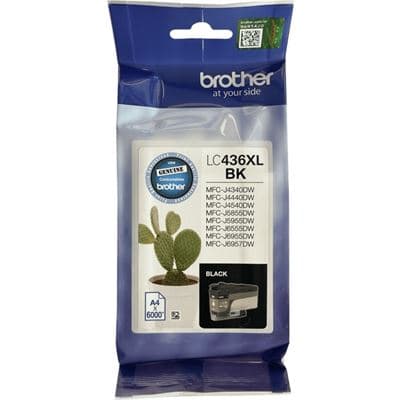 BROTHER BROTHER LC436XLBK 6K YIELD INK TANK 5266597