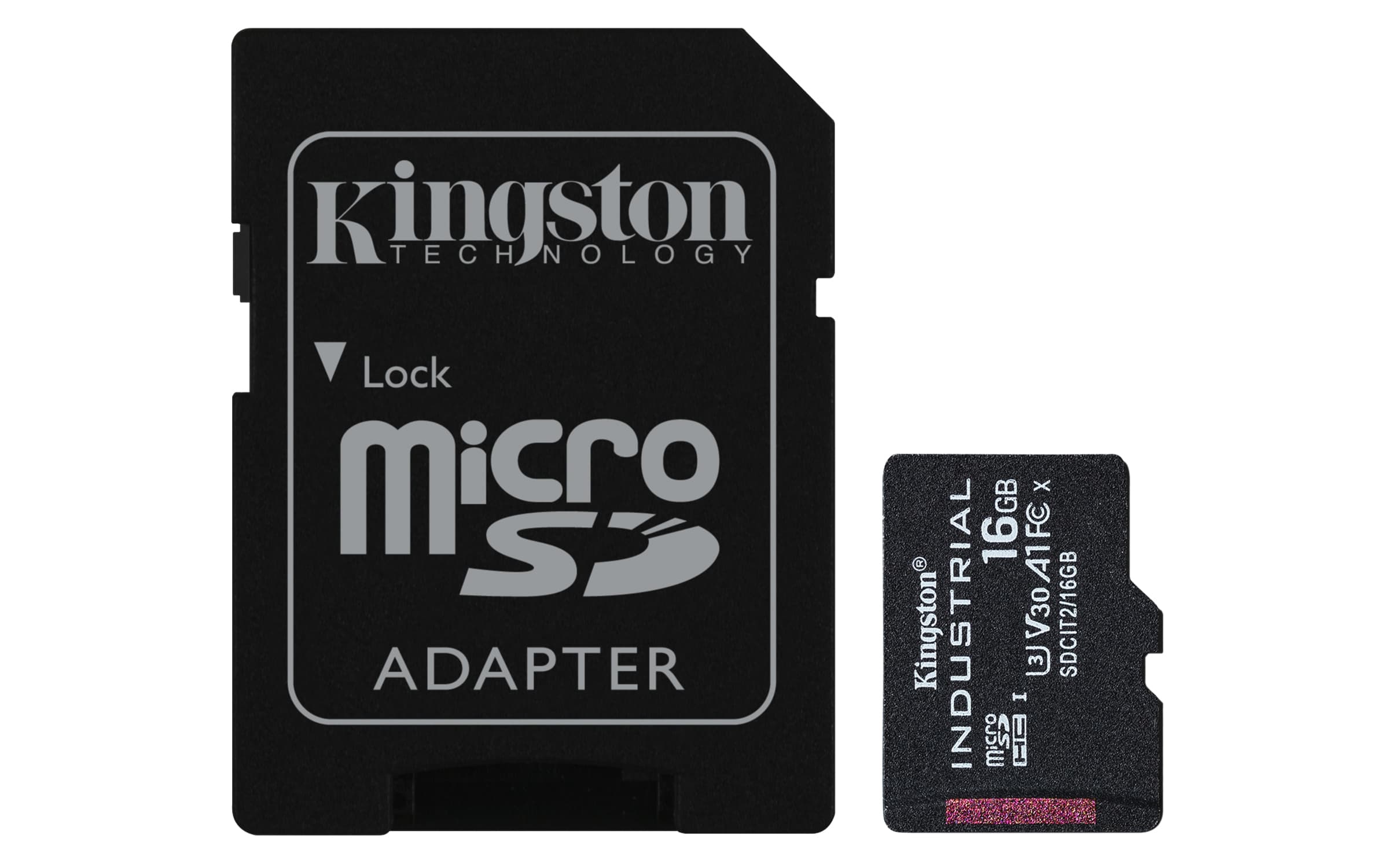 KINGSTON KINGSTON 16GB microSDHC Industrial C10 A1 pSLC + 5306106