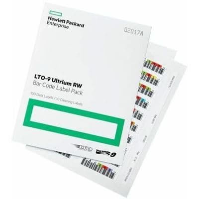 Hewlett Packard Enterprise Hewlett Packard Enterprise HPE LTO-9 RW Bar Code Label Pack 5315032